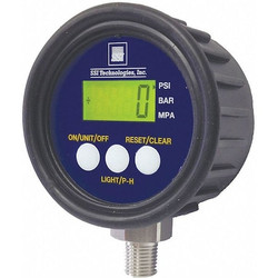 Ssi Digital Pressure Gauge,4 Display Digits MG1-15-A-9V-R