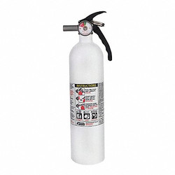 Kidde Fire Extinguisher,Aluminum,White,ABC 46662720MTL