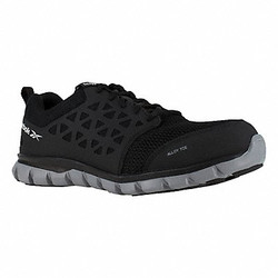 Reebok Athletic Shoe,W,10 1/2,Black,PR RB4041