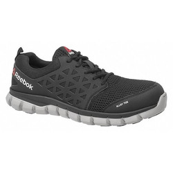 Reebok Athletic Shoe,M,7 1/2,Black,PR RB4041