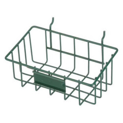 Marlin Steel Wire Products Storage Basket,Rectangular,Steel 920-08