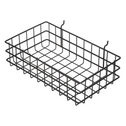 Marlin Steel Wire Products Storage Basket,Rectangular,Steel 923-01