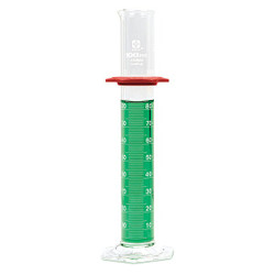 Sibata Graduated Cylinder,250 mL,41 mm Dia,PK4 2351-250