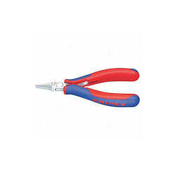 Knipex Flat Nose Plier,5-1/4" L,Smooth 35 12 135 G