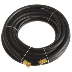 Continental Garden Hose,5/8" ID x 25 ft.,Black CWH058-25MF-G