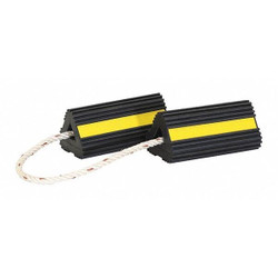 Buyers Products Rubber Wheel Chock Set w/Rope WC24483