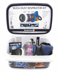 Sundstrom Safety Half Mask Respirator Kit,S/M,Blue  H10-0015