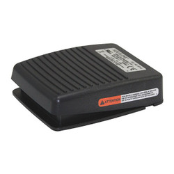 Linemaster FootSwitch,Gray,Zinc,SPST-NO,Maintained 971-DJ