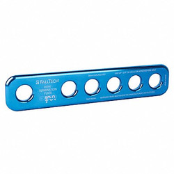 Falltech Rope Termination Plate,10 in H,Blue 8349