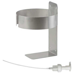 Best Sanitizers Wall Bracket & Foam Pump,Silver,7"H MD10201