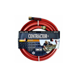 Sim Supply Water Hose,Cold Water,Red,PVC,50 ft.  CSNCG58050
