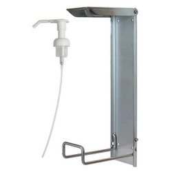 Best Sanitizers Soap/Sanitizer Disp,SLVR,1 gal,16 inD MD10003