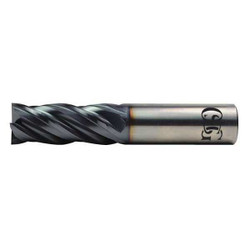 Osg Sq. End Mill,Single End,Carb,1/4" VG441-2502