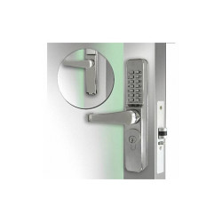 Codelocks Mechanical Lockset,Stainless Steel,Lever CL460-SS