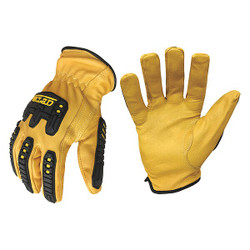Ironclad Performance Wear Leather Gloves,Camel Brown,XL,PR ILD-IMPC5-05-XL