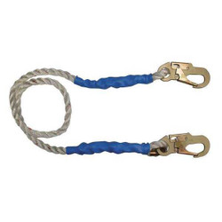 Condor Positioning Lanyard,White,Fixed G8156