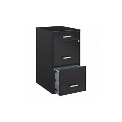 Space Solutions Vertical File Cabinet,Black 20225