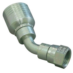 Eaton Aeroquip Crimp Fitting,45 deg.,1" ID,1-5/16",FJIC 4SA16FJA16