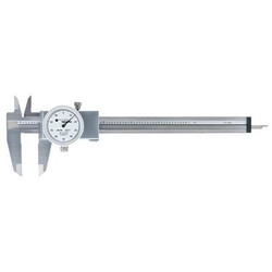 Tesa Brown & Sharpe Dial Caliper,Stainless Steel,White 00589020