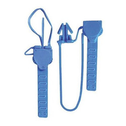 Elc Security Products Padlock Seals,Blue,Unfinished,PK250 011N13PL1PPBL