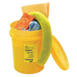 Spilfyter Spill Kit, Chem/Hazmat, Yellow  205304