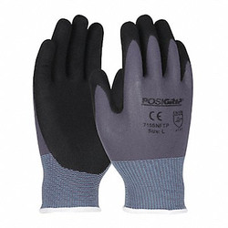 Ironcat Coated Gloves,Foam Nitrile Palm,PK12 715SNFTP/L