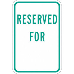 Lyle Reserved Parking Sign,18" x 12" T1-1204-DG_12x18