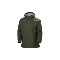 Helly Hansen Rain Jacket,Unrated,Green,6XL 70129_480-6XL