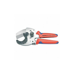 Knipex Plastic Pipe Cutter,Ratchet,1-9/16 Cap 90 25 40