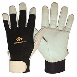 Impacto Anti-Vibration Gloves, Leather, L,PR US41340