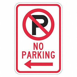 Lyle No Parking Sign,18" x 12" T1-2885-DG_12x18