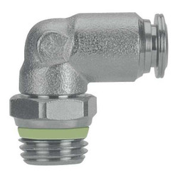 Aignep Usa Compression Male Elbow,SS,19/32" Hex 60111X-05-04