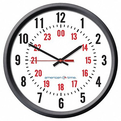 American Time Wall Clock,Analog,Electric U55BAAA533