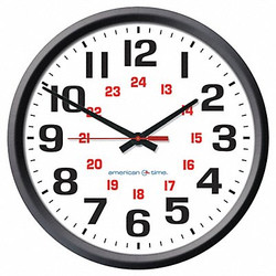 American Time Wall Clock,Analog,Battery  E56BAQD324