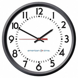 American Time Wall Clock,Analog,Battery E56BAQD304G