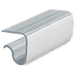 Ez Clip by Fastenation Table Skirt Clip,2 1/2 in L,Clear,PK250 EZCLIP