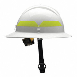 Bullard Fire Helmet,White,Thermoplastic FHWHR