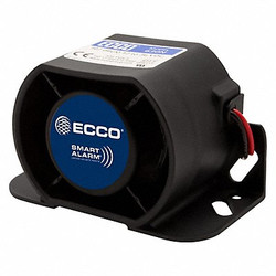 Ecco Back Up Alarm,Drawn 0.2A,3-7/64" H,Black SA931N
