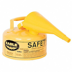 Eagle Mfg Type I Safety Can,1 gal.,Yellow,10In UI10FSY