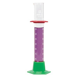 Sibata Graduated Cylinder,50 mL,24 mm Dia,PK6 2355-50