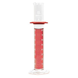 Sibata Graduated Cylinder,50 mL,24 mm Dia,PK4  2351A-50