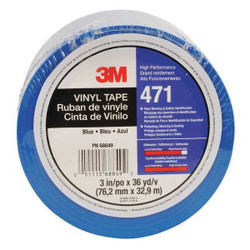 3m Floor Tape,Blue,3 inx108 ft,Roll 471
