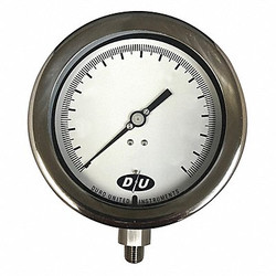Duro Pressure Gauge ,4-1/2" Dial Size 4.2070913E7