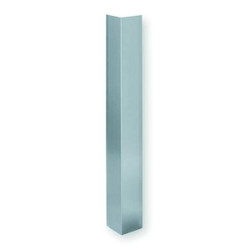 Rockwood Corner Guard,96 in. H,Satin,Adhesive HD290.32D 304 1.5"x1.5"x96