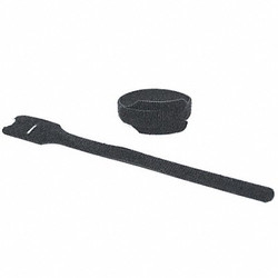 Velcro Brand Hook-and-Loop Cable Tie,8 in,Black,PK675  170075