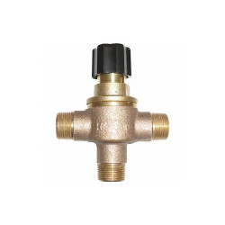 Leonard Valve Mixing Valve,Bronze,0.5 to 13 gpm 370-LF