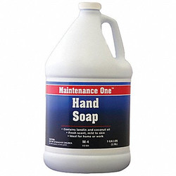 Maintenance One Hand Soap,Liquid,1. gal,Orange,PK4  M-4