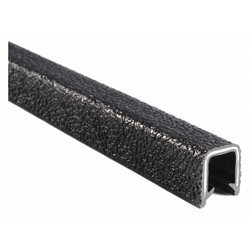 Trim-Lok Trim Seal,100 ft L,Black,PVC,11/16 in W 1350B2X3/8-100
