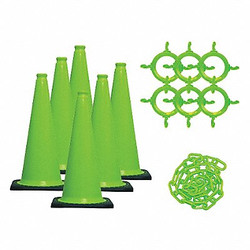 Mr. Chain Traffic Cone Kit,Green,Gloss 93214-6