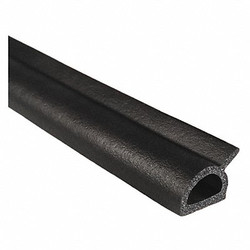 Trim-Lok Rubber Seal,P-Shaped,0.50 in. H,25 ft. L  X5036HT-25